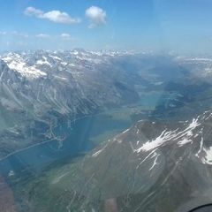 Flugwegposition um 13:47:59: Aufgenommen in der Nähe von Maloja, Schweiz in 3311 Meter